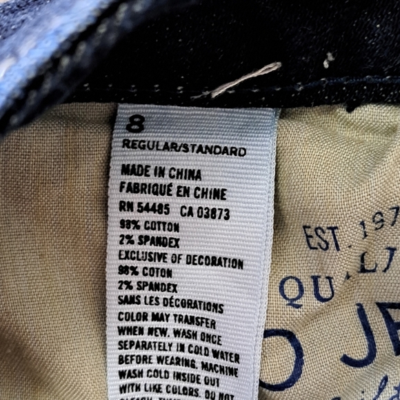 American Eagle Outfitters Jeans Women's 8 Blue Denim Artist Stretch Flare - Picture 8 of 15